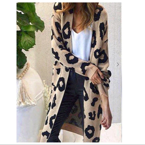 ✨LAST ONE✨Leopard sweater knit cardigan - Picture 8 of 11